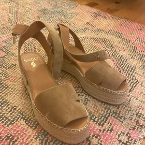 NBW Sarto A-Lexie taupe espadrilles size 8